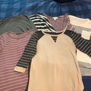Lot of 6 Women's 3/4 Sleeve Tops from Stitch Fix